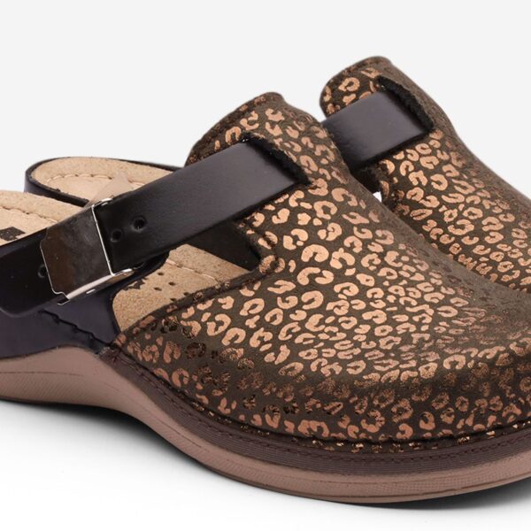 Sobne papuče - ZIMSKA KLOMPA 903 - CRNA LEOPARD