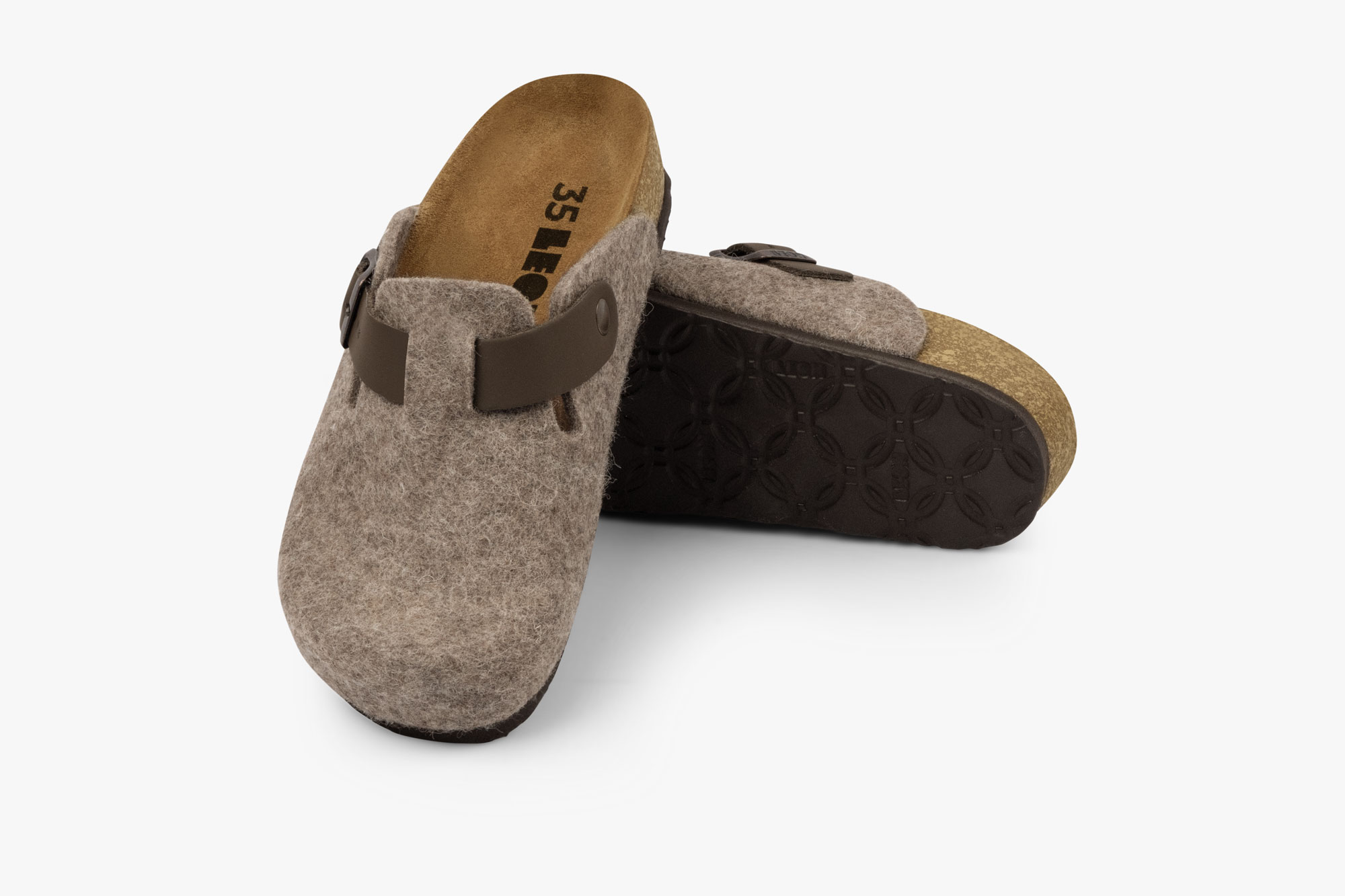 4260 3 kucne papuce braon